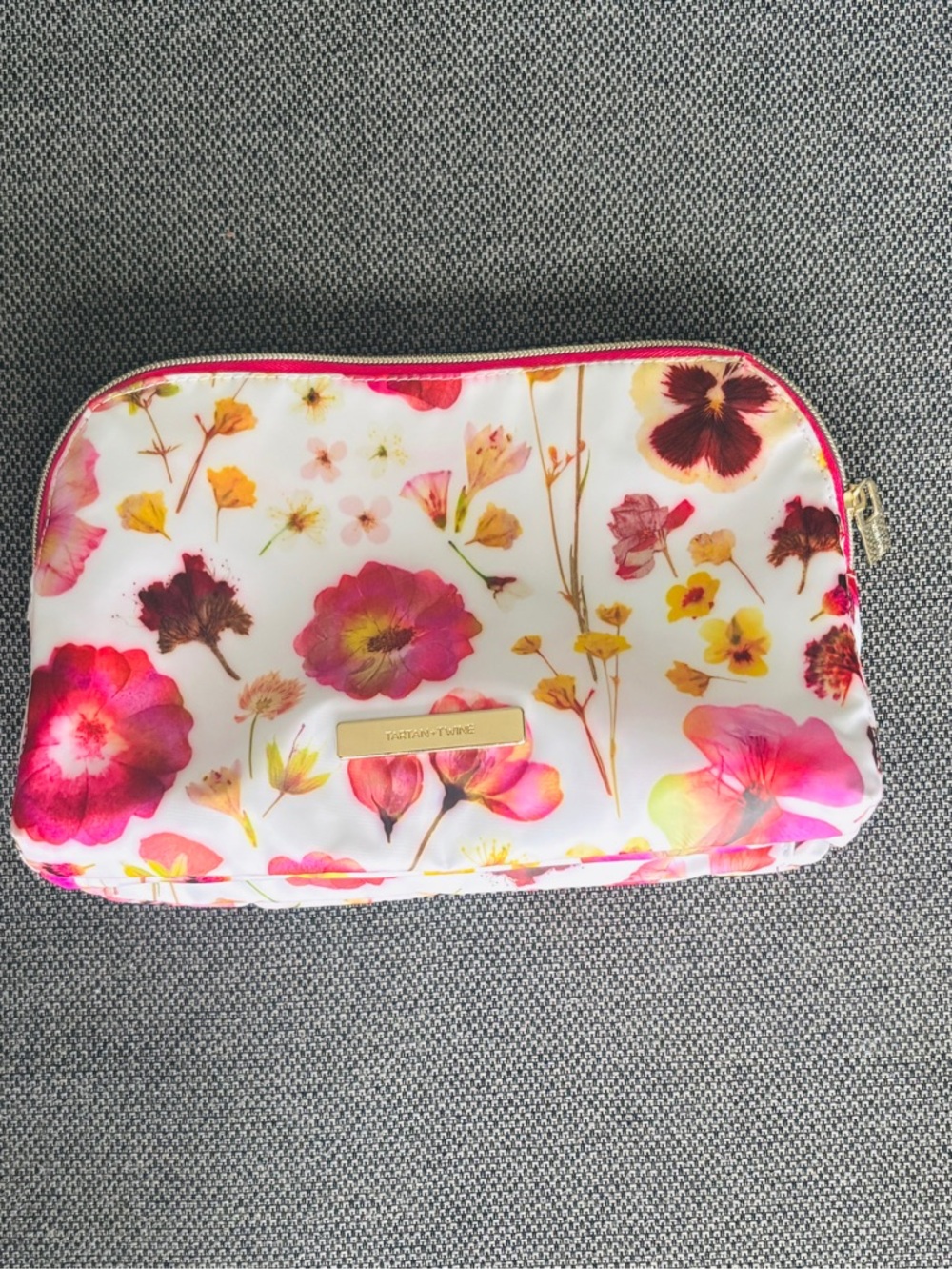 Tartan & Twine rare duo zip floral  Cosmetic Bag